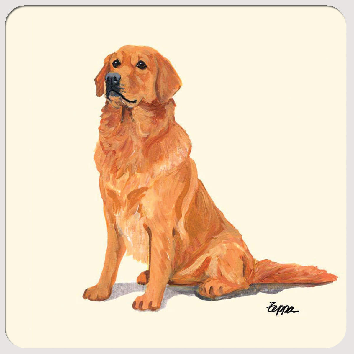 Golden Retriever Beverage Coasters