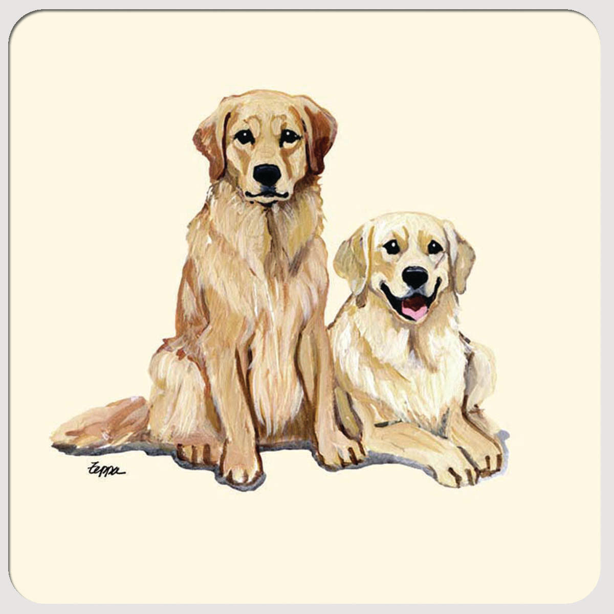 Golden Retriever Beverage Coasters