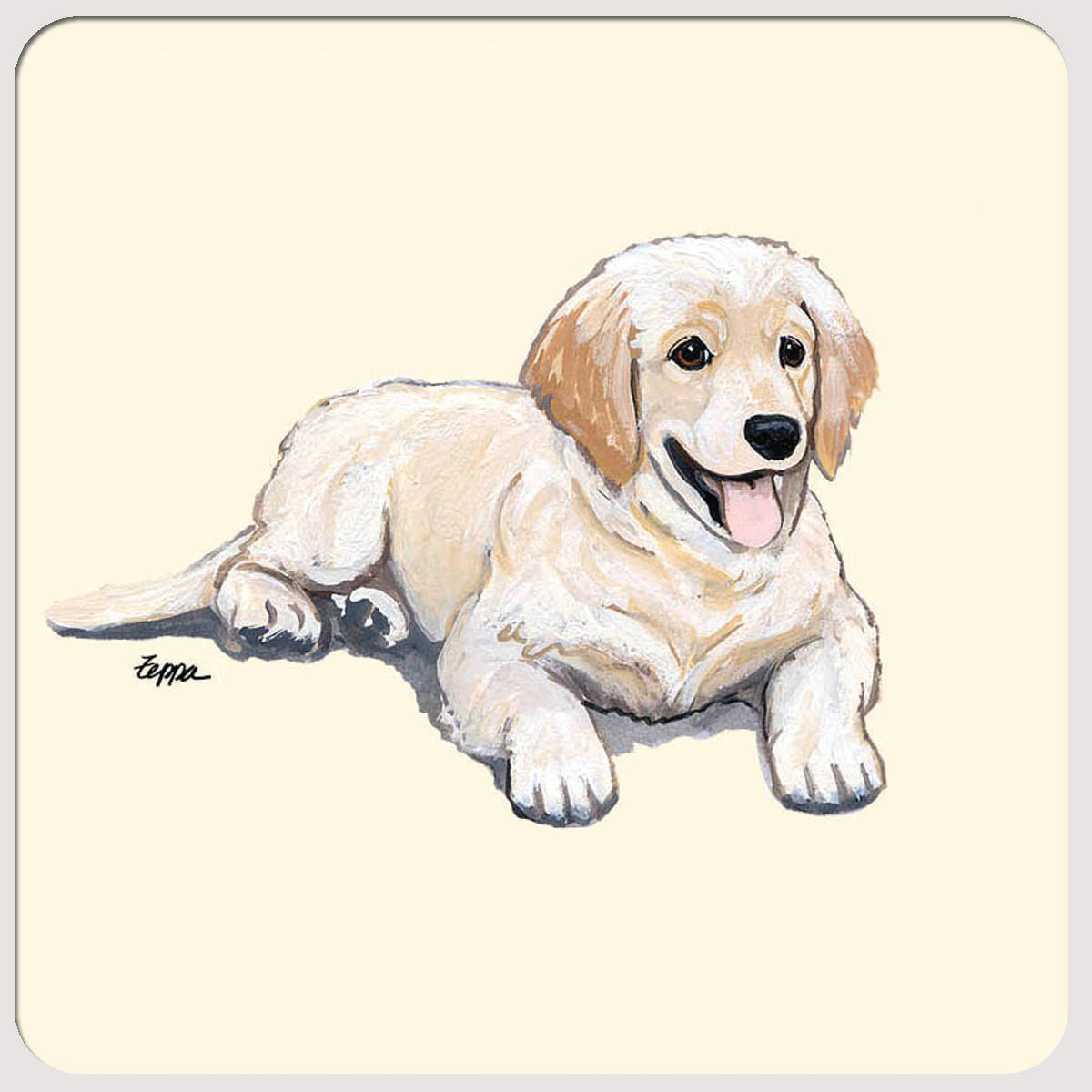 Golden Retriever Beverage Coasters