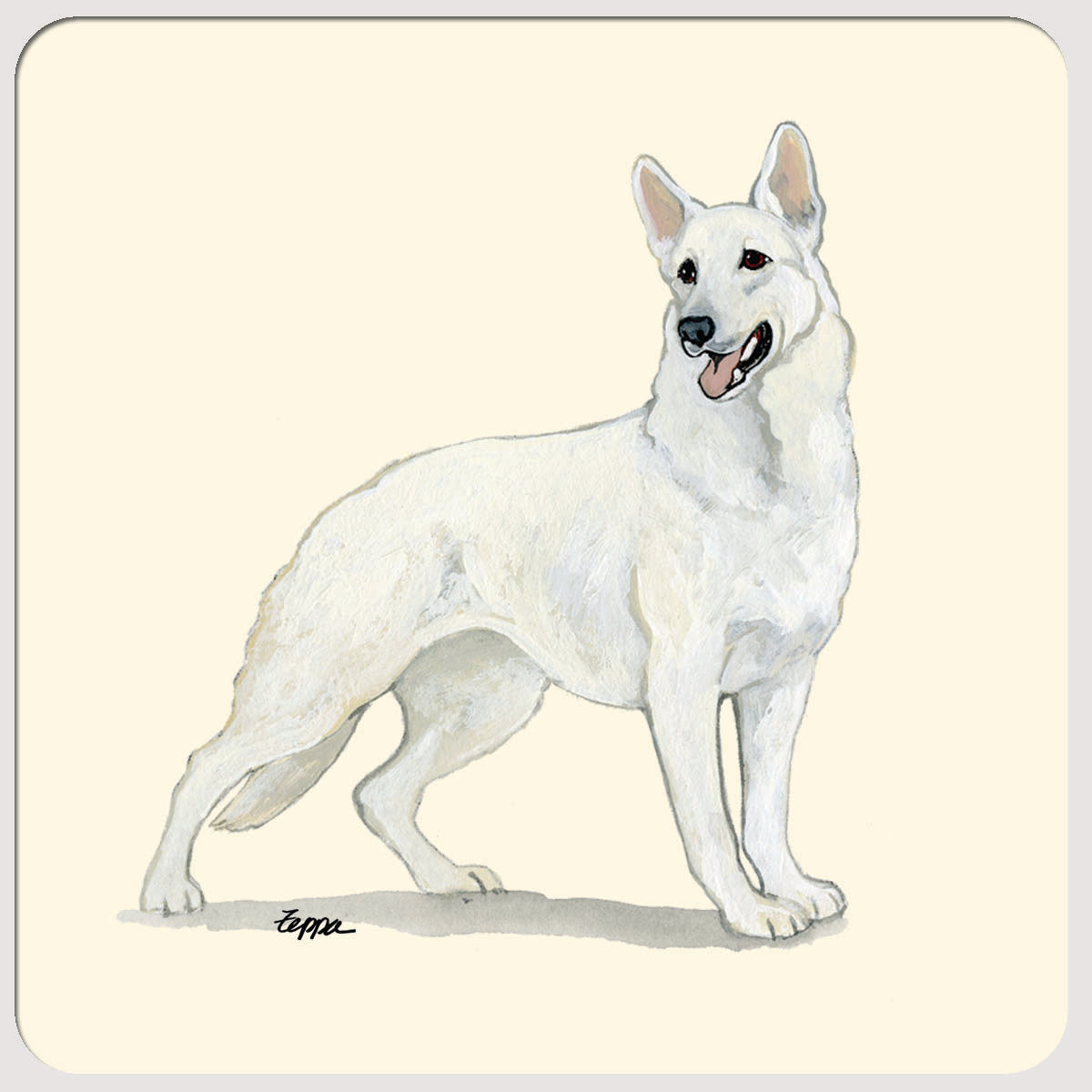 German Shepherd Beverage Coasters