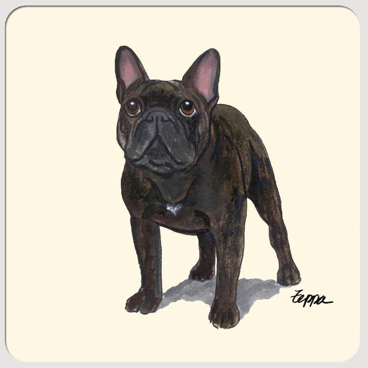 French Bulldog Beverage Coasters