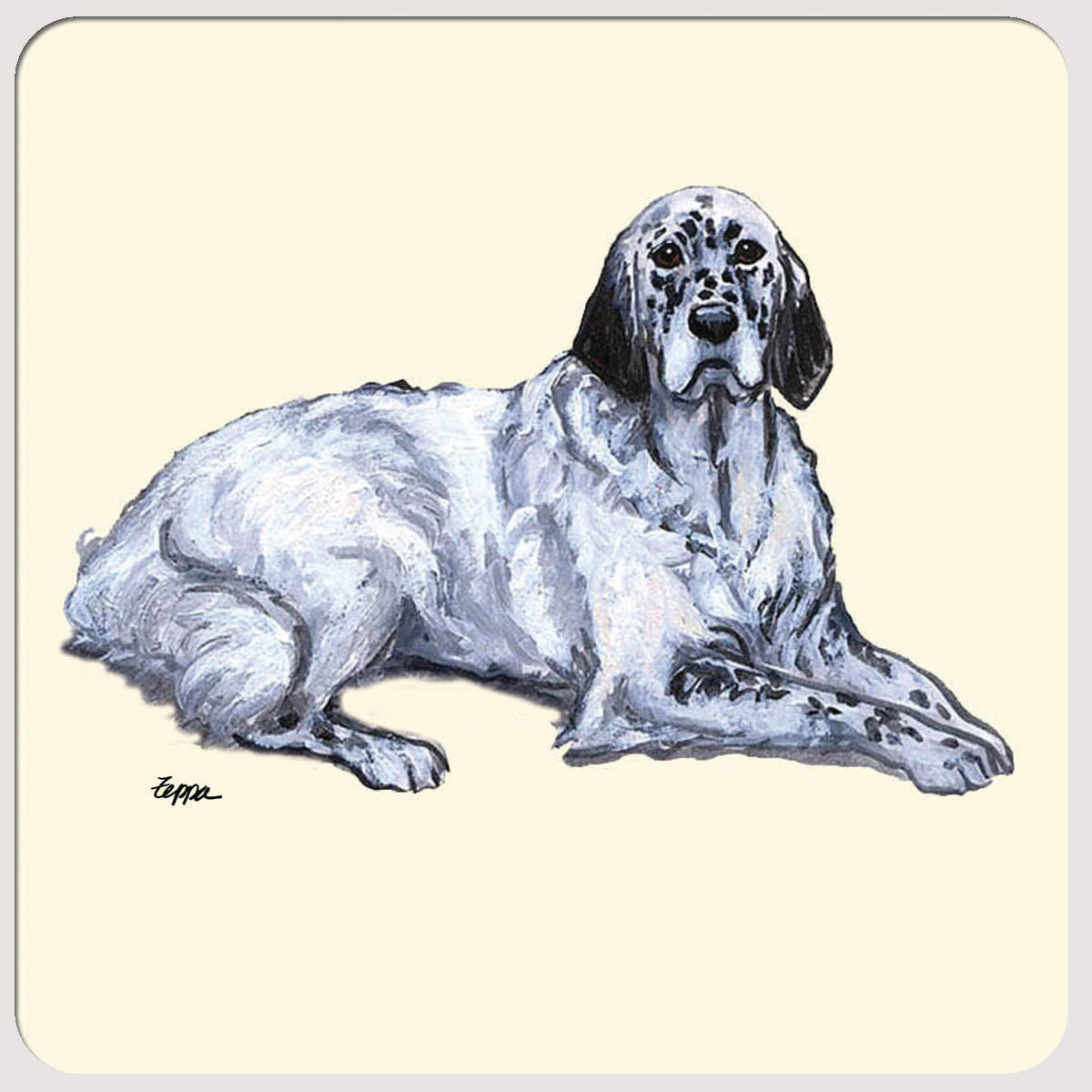 English Setter Beverage Coasters