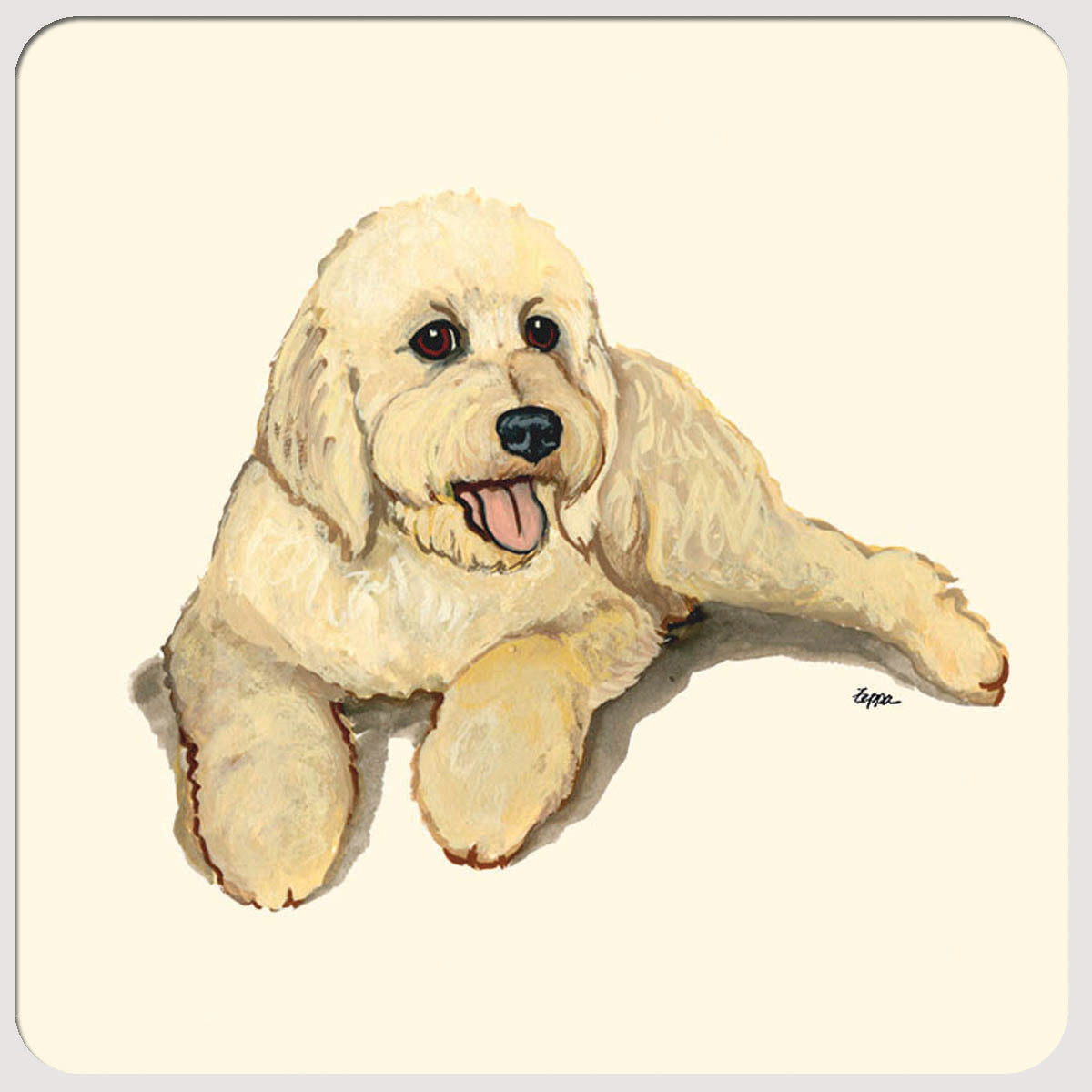 Labradoodle & Golden Doodle Beverage Coasters