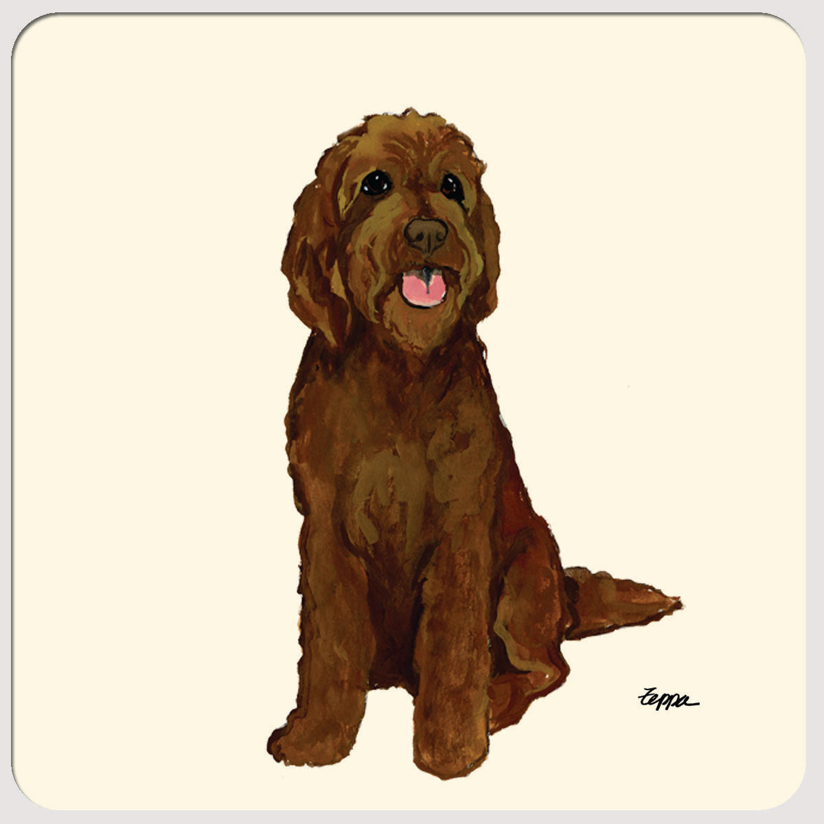 Labradoodle & Golden Doodle Beverage Coasters