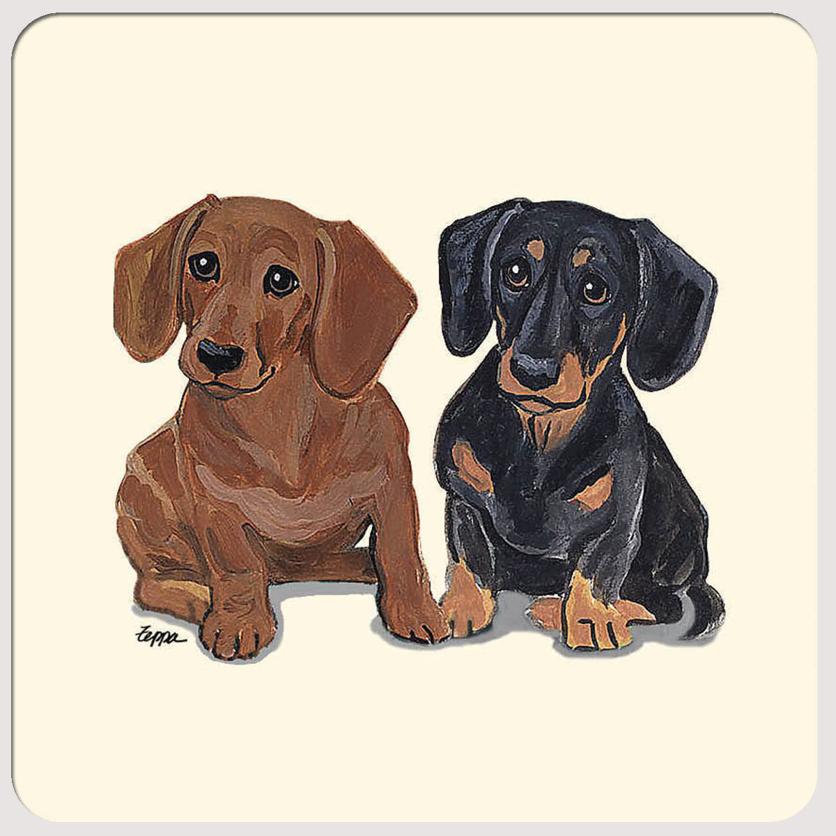 Dachshund Beverage Coasters
