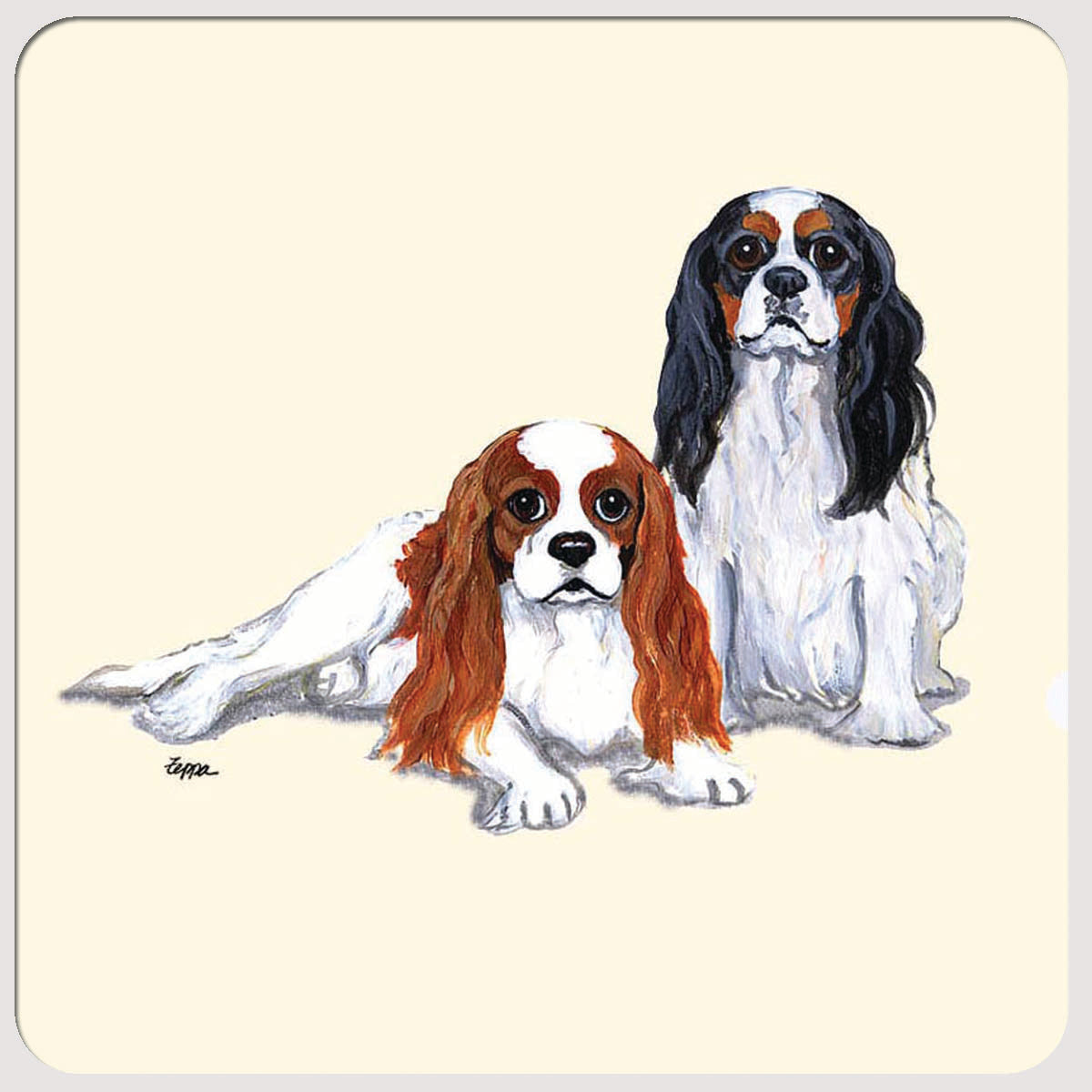 Cavalier King Charles Spaniel Beverage Coasters