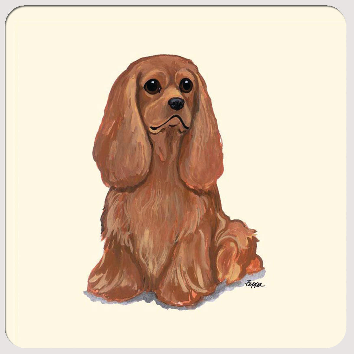 Cavalier King Charles Spaniel Beverage Coasters
