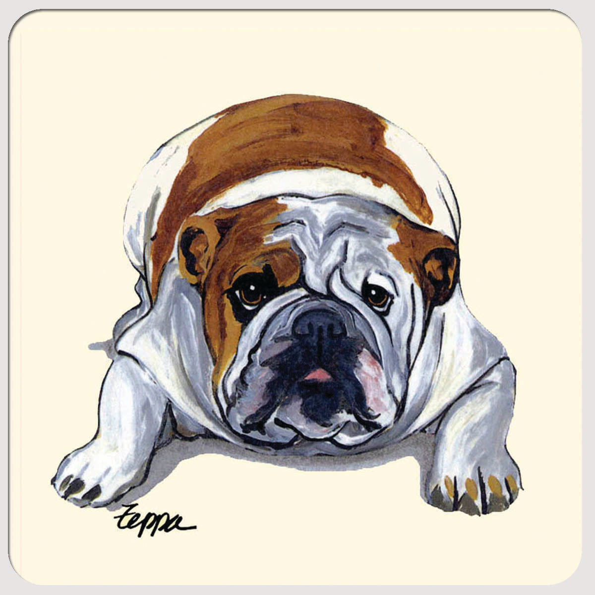 Bulldog Beverage Coasters