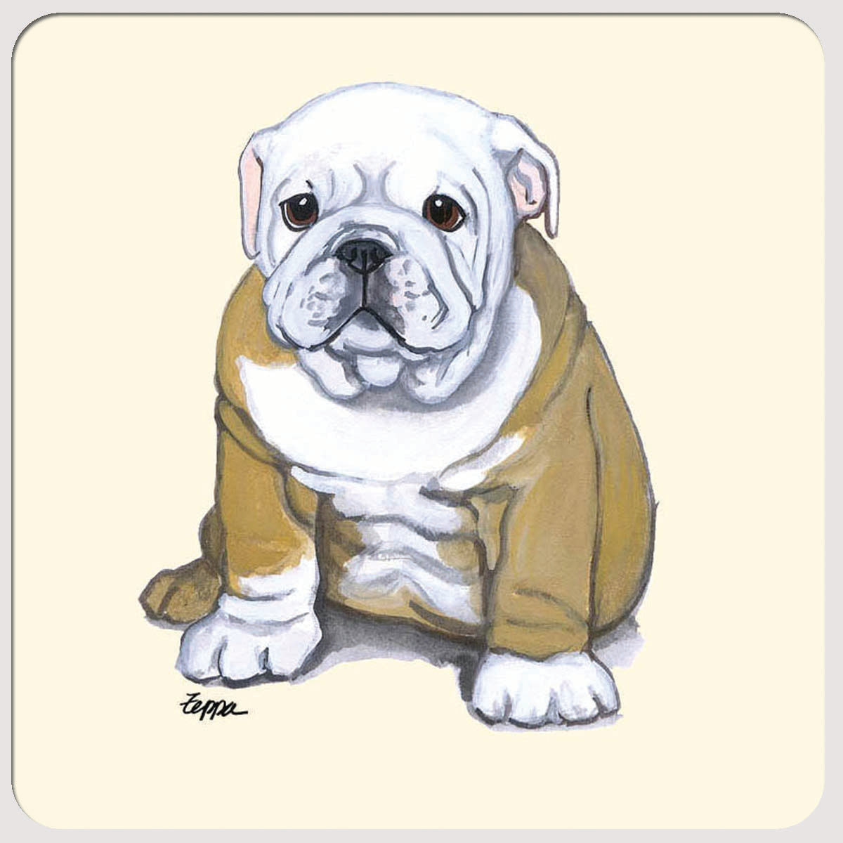 Bulldog Beverage Coasters