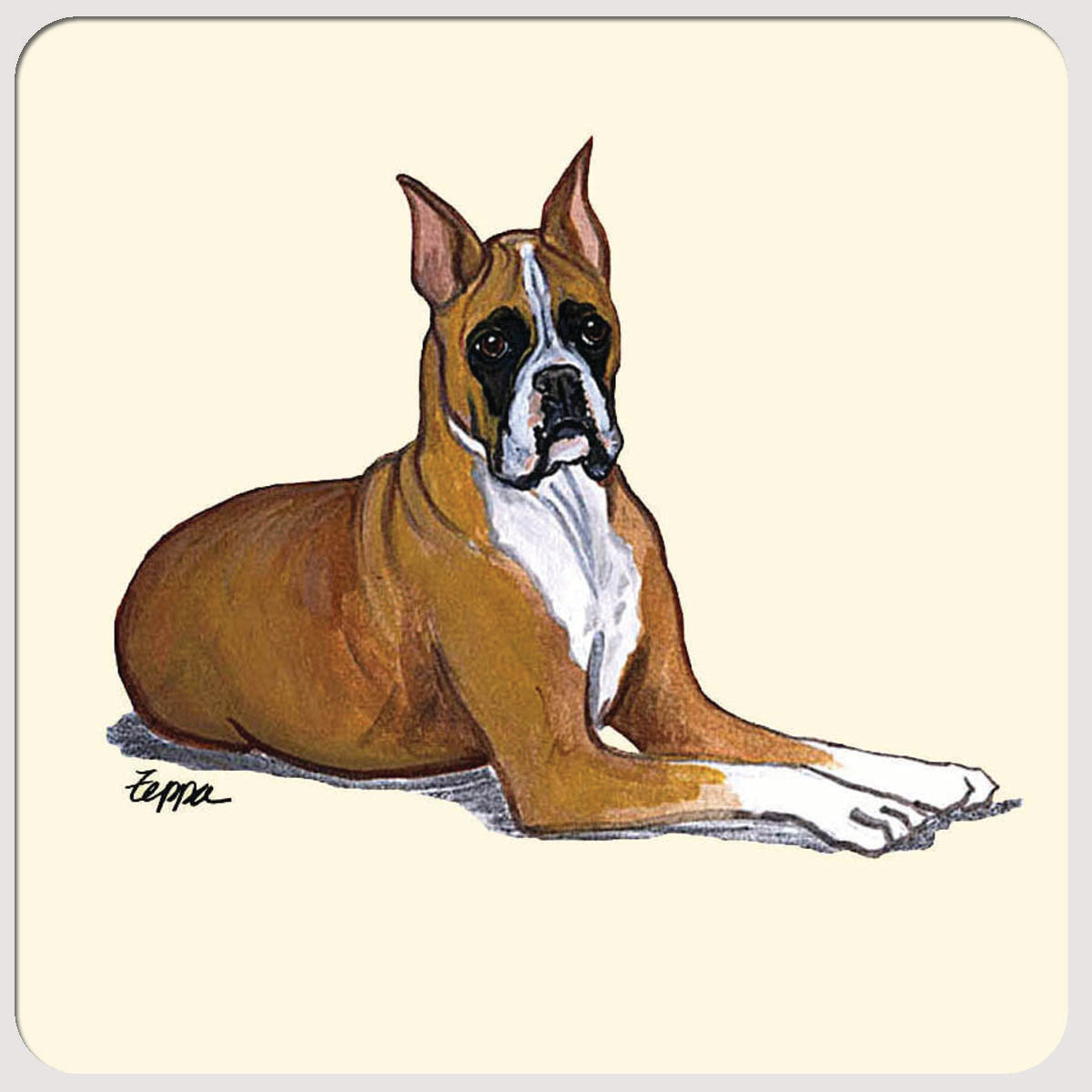 Boxer Beverage Coasters