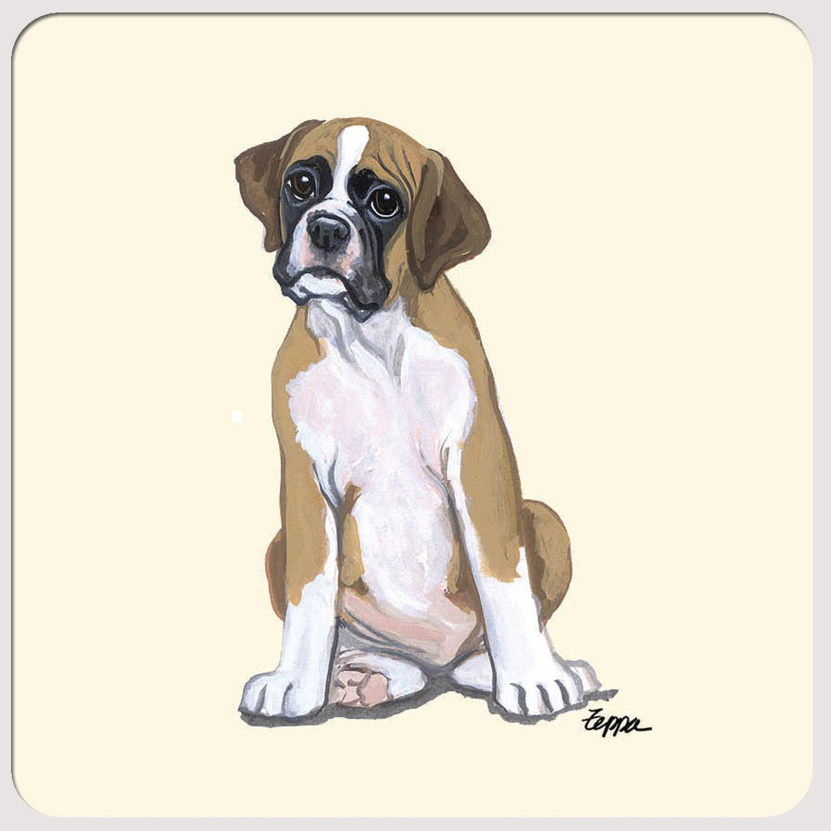 Boxer Beverage Coasters