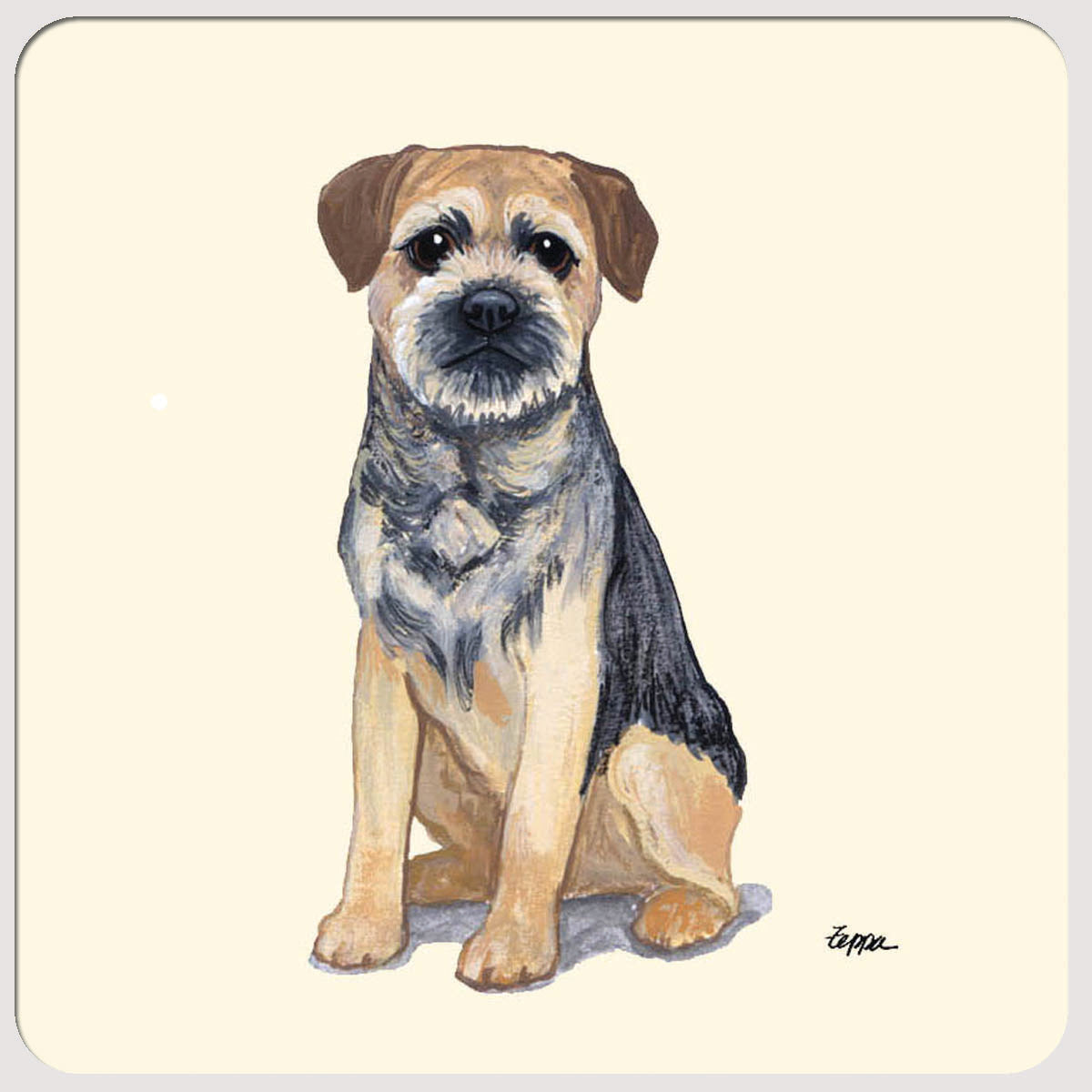 Border Terrier Beverage Coasters