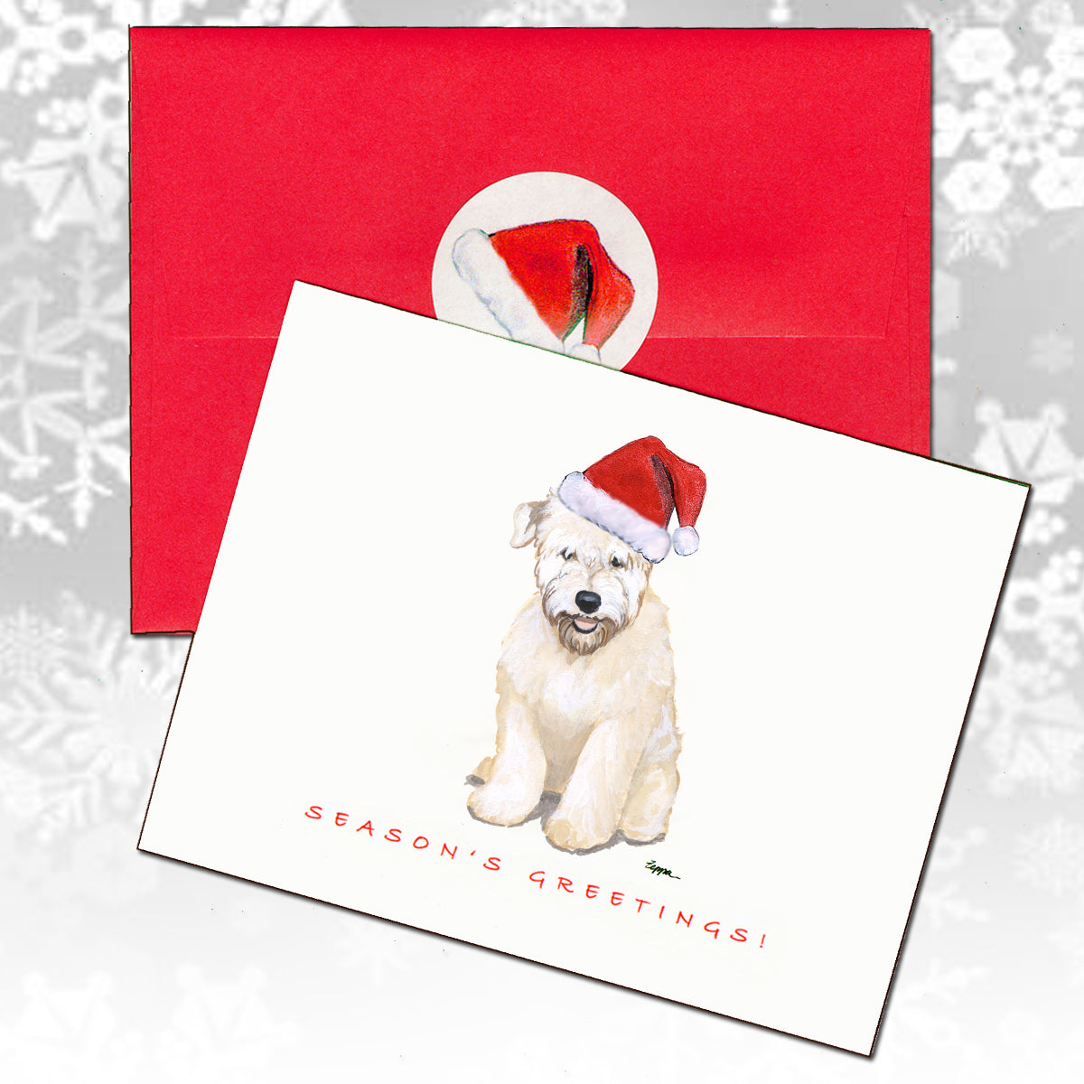 Wheaten Terrier Christmas Cards