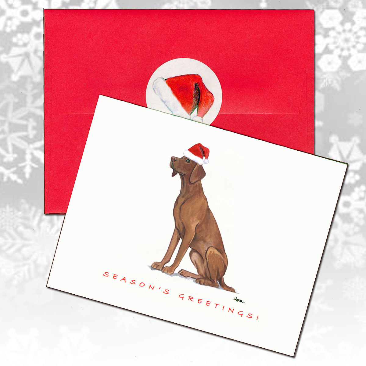 Vizsla Christmas Cards