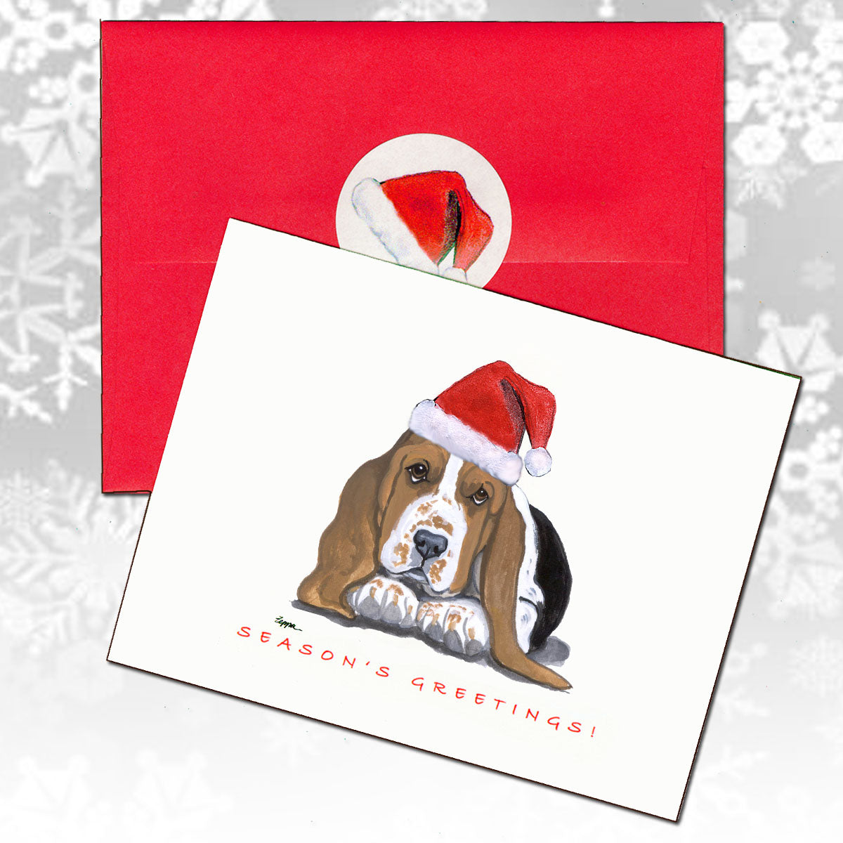 Basset Hound Christmas Cards