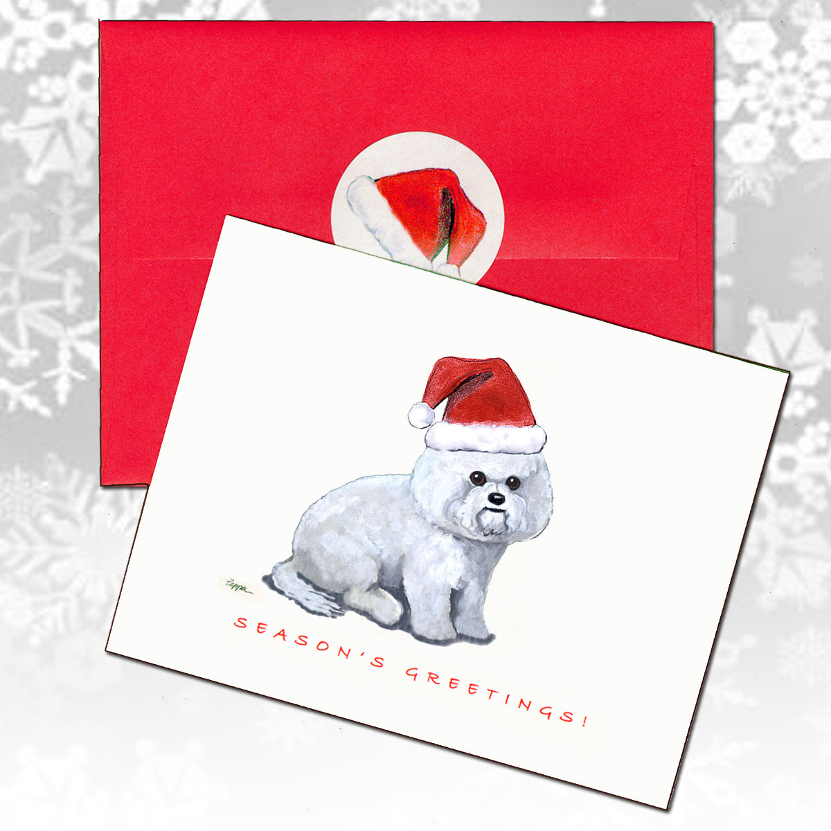 Bichon Frise Christmas Cards