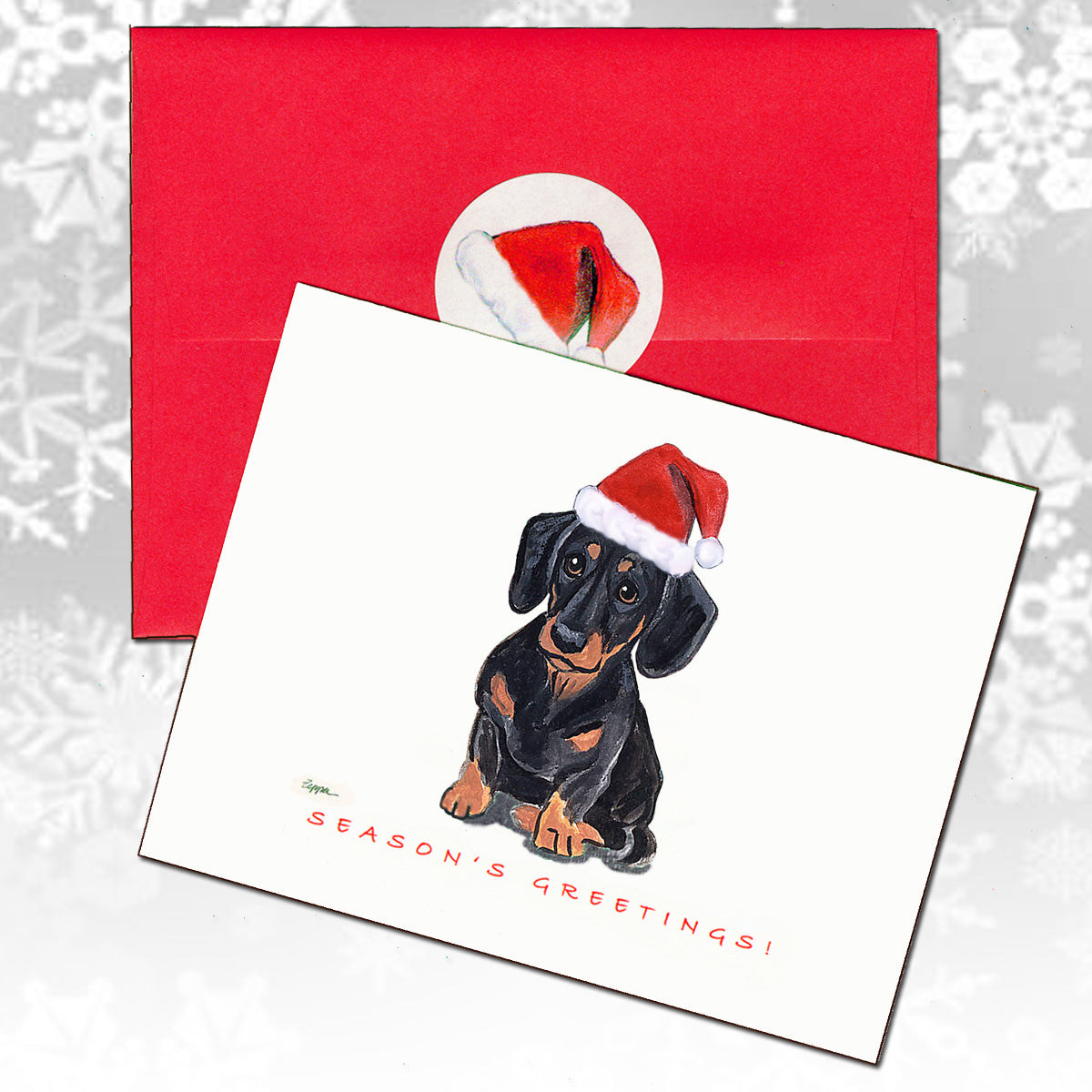 Dachshund Christmas Cards
