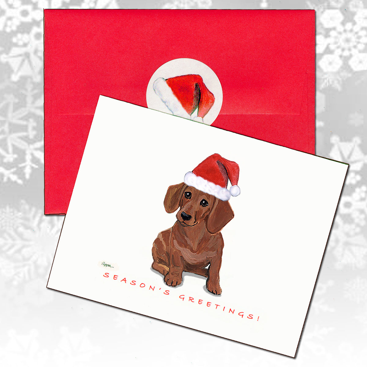 Dachshund Christmas Cards