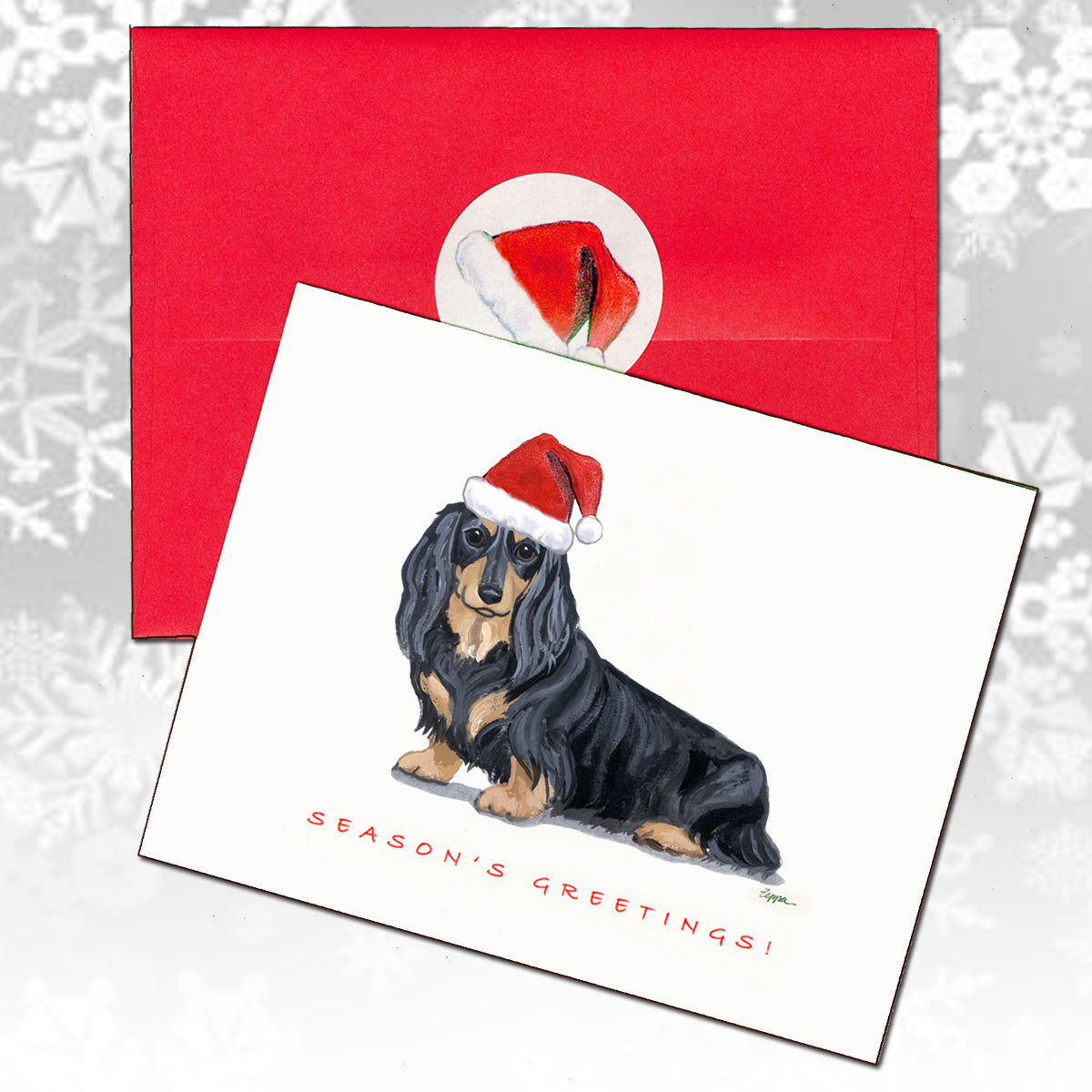 Dachshund Christmas Cards