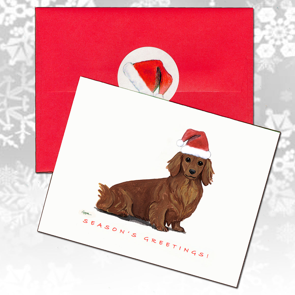 Dachshund Christmas Cards