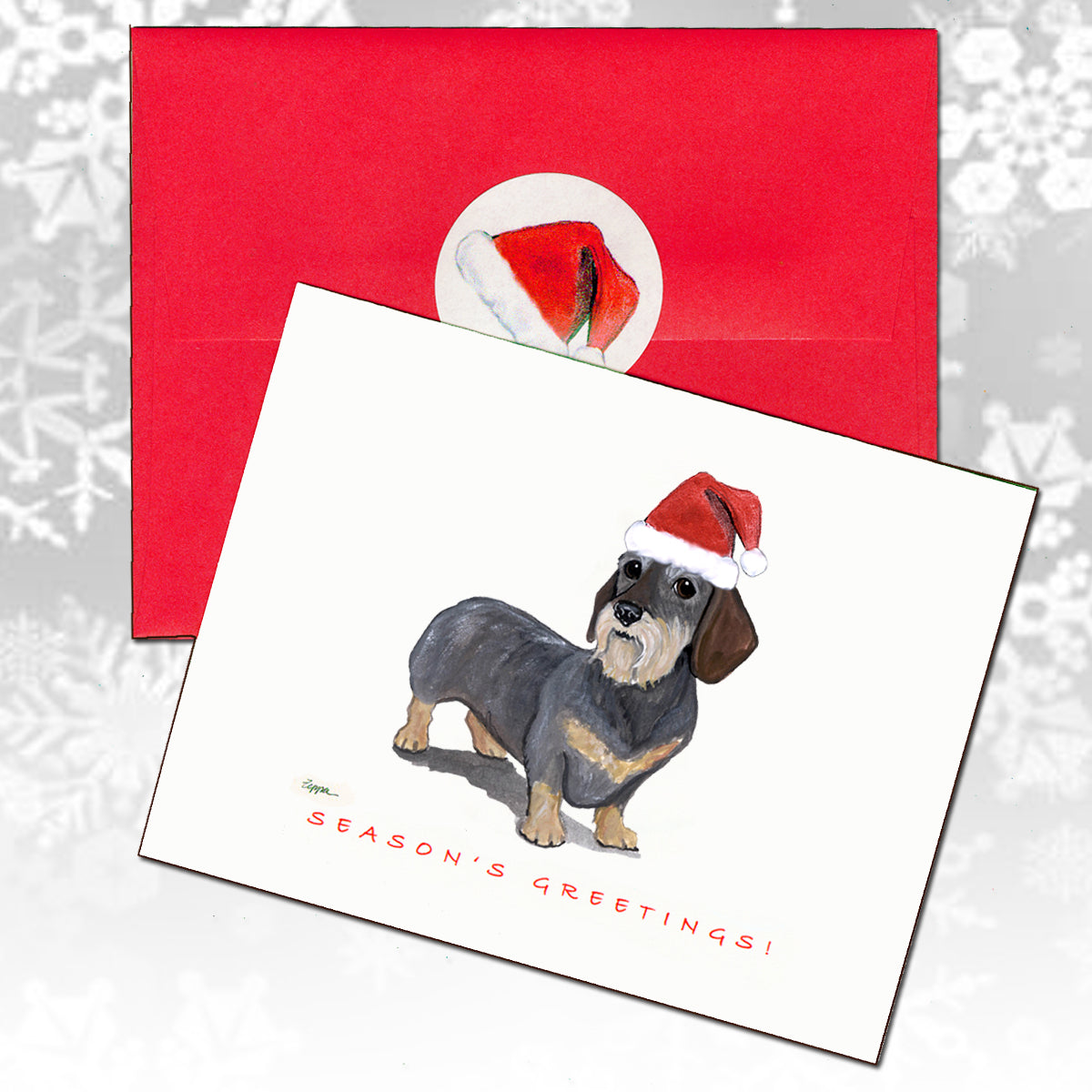 Dachshund Christmas Cards