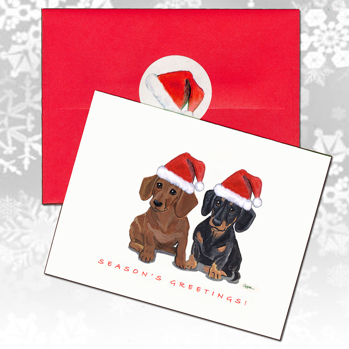 Dachshund Christmas Cards