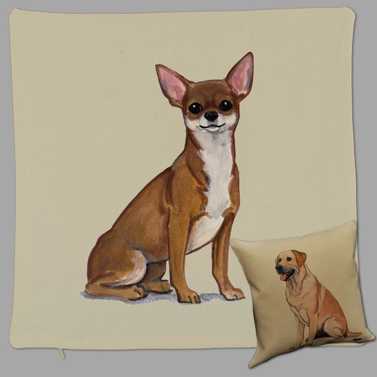 Chihuahua Throw Pillow