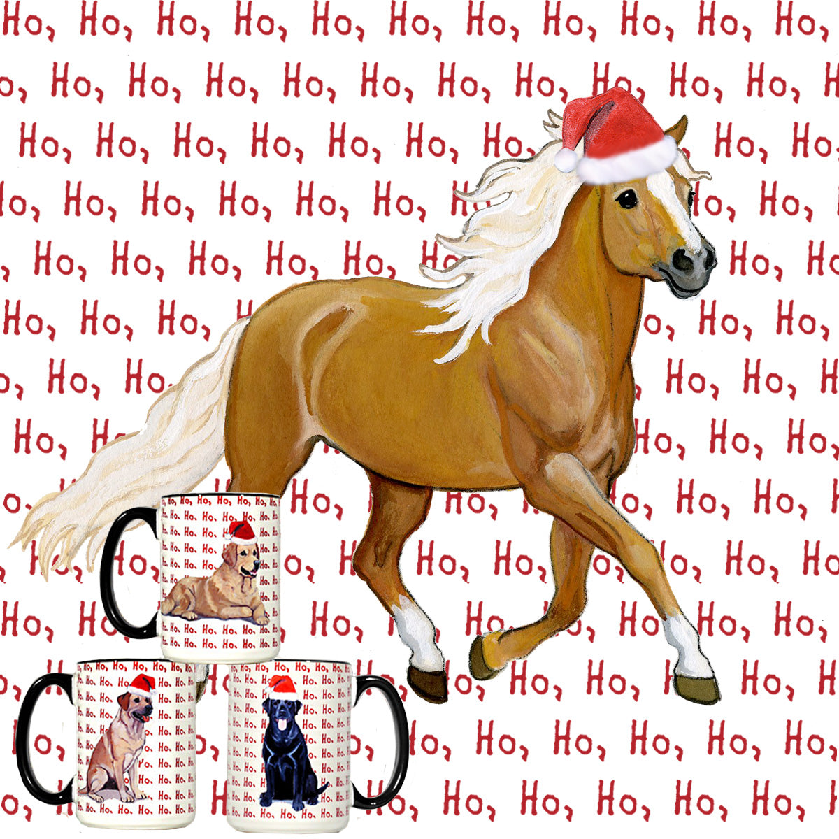Haflinger Christmas Mug