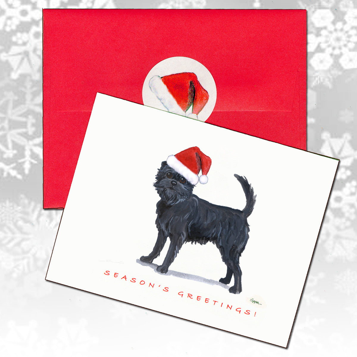 Affenpinscher Christmas Cards