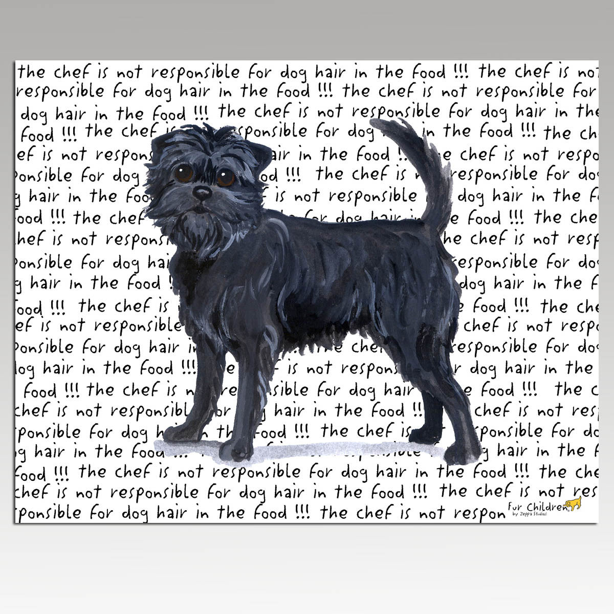 Affenpinscher Message Cutting Board