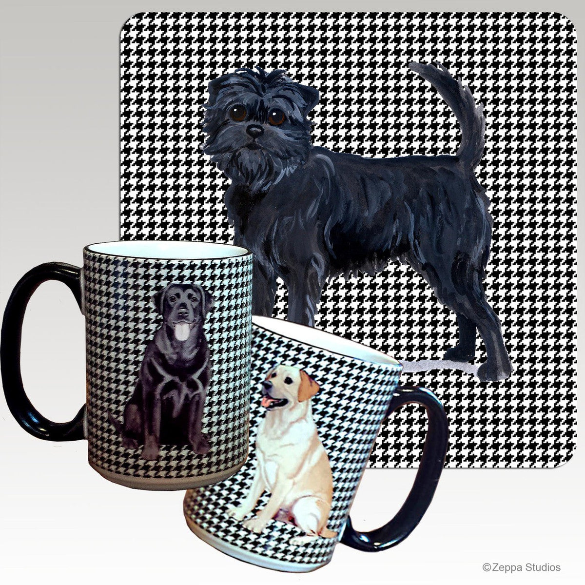 Affenpinscher Houndzstooth Mug