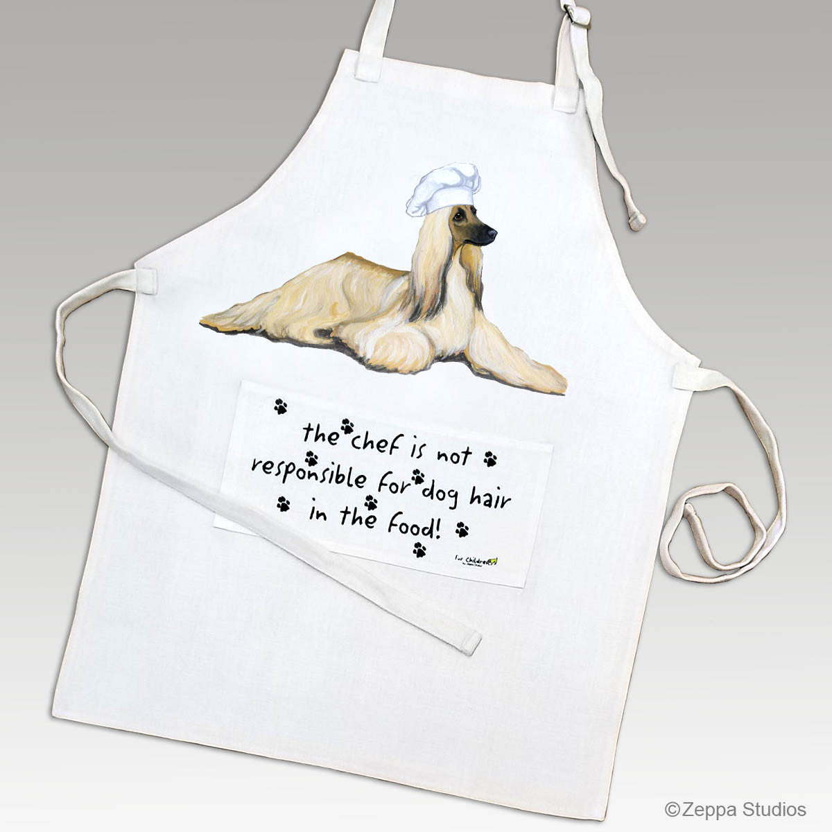 Afghan Hound Chef's Apron