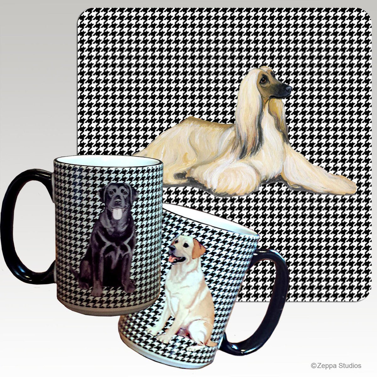 Afghan Hound Houndzstooth Mug