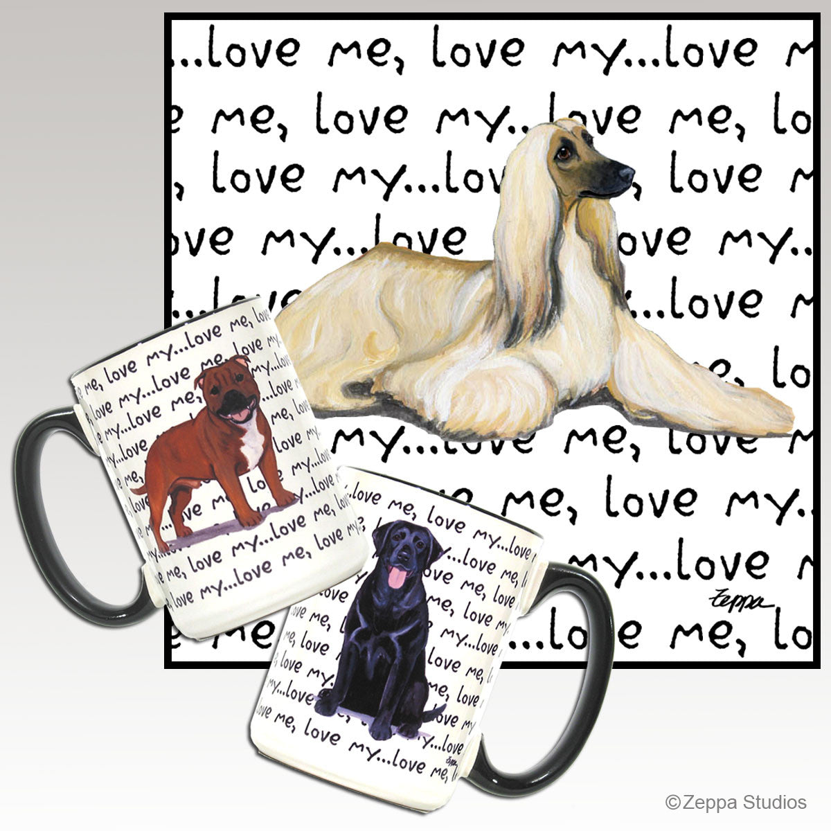 Afghan Hound Love Me Mug