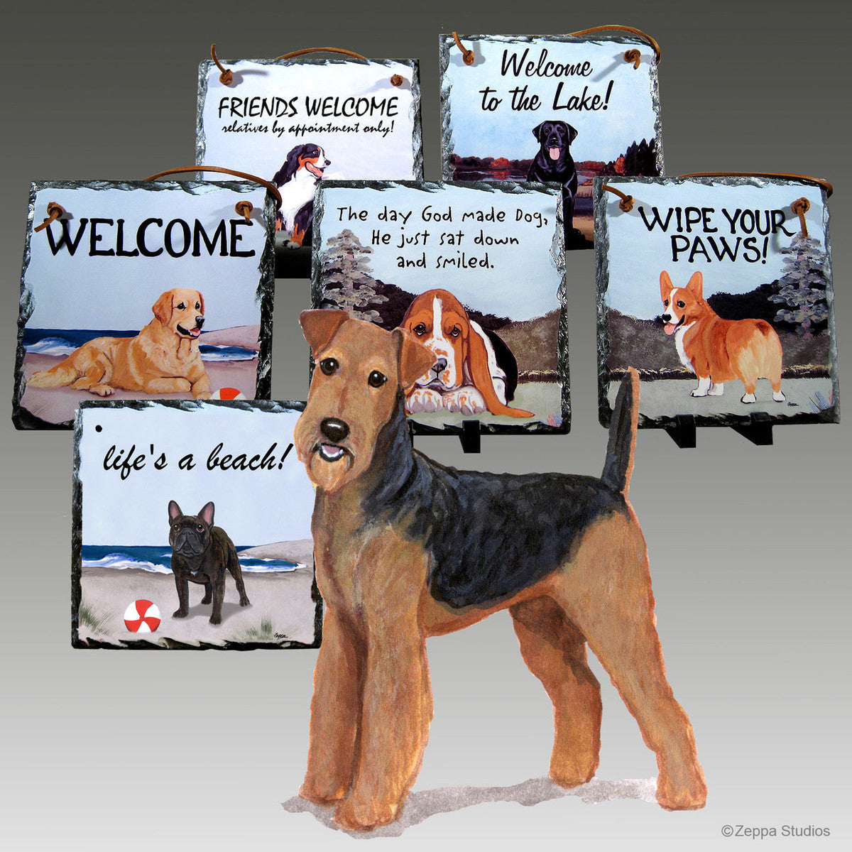 Airedale Slate Signs