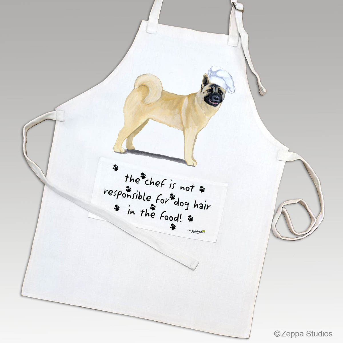 Akita Standing Chef Apron