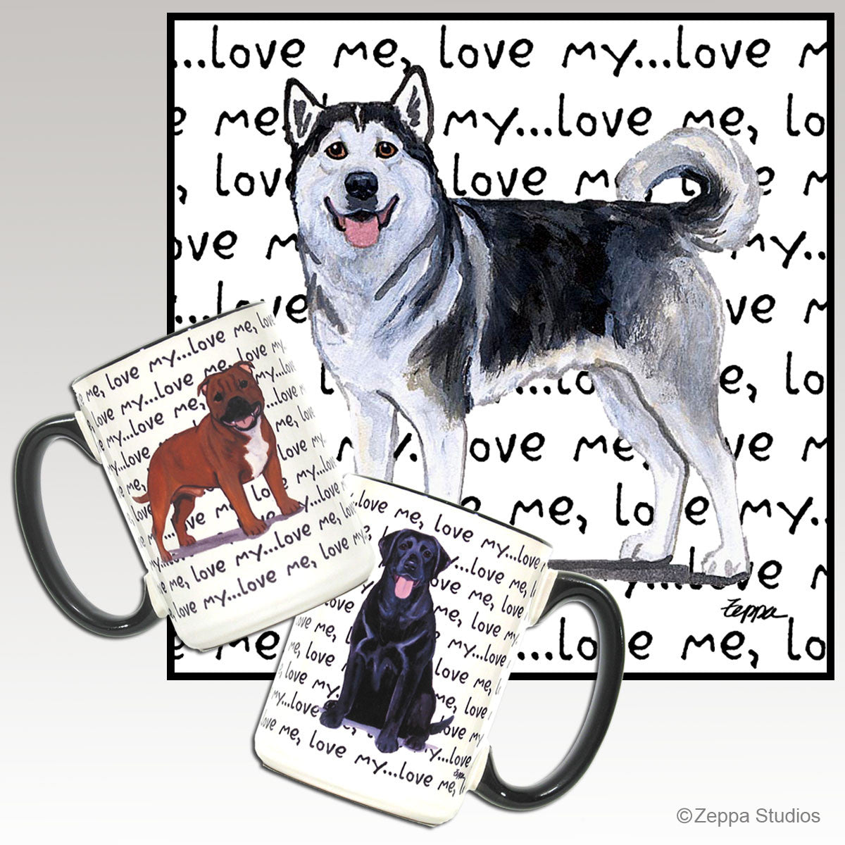 Alaskan Malamute Love Me Mug