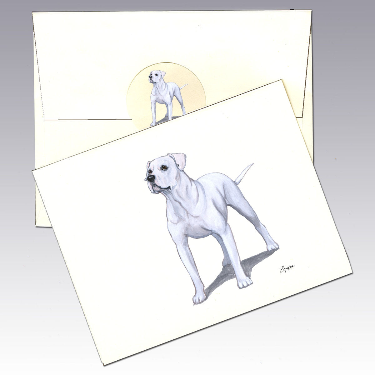 American Bulldog Note Cards