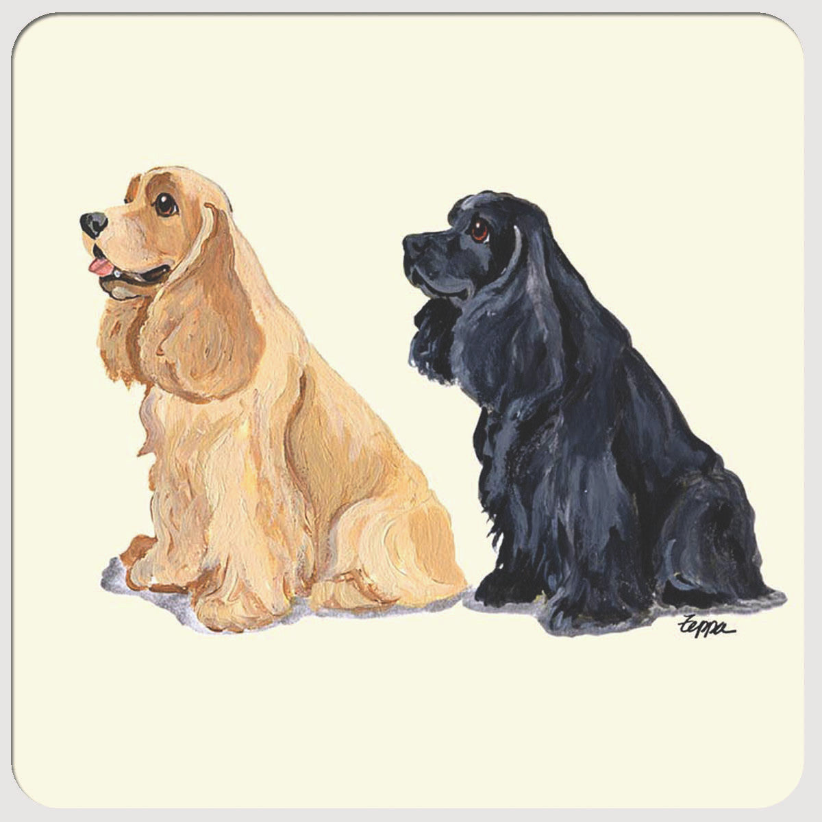 Cocker Spaniel Pair Coasters