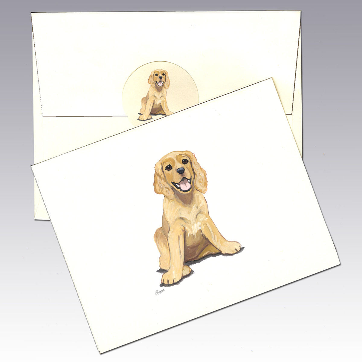 American Cocker Spaniel Note Cards