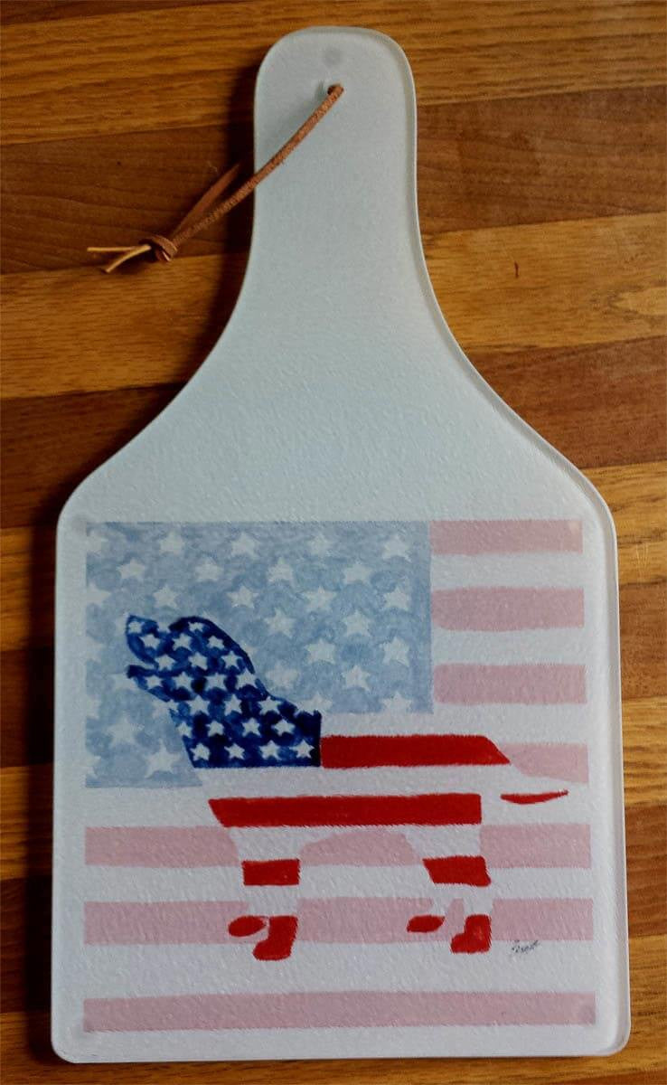 Patriotic Lab Cheese Board