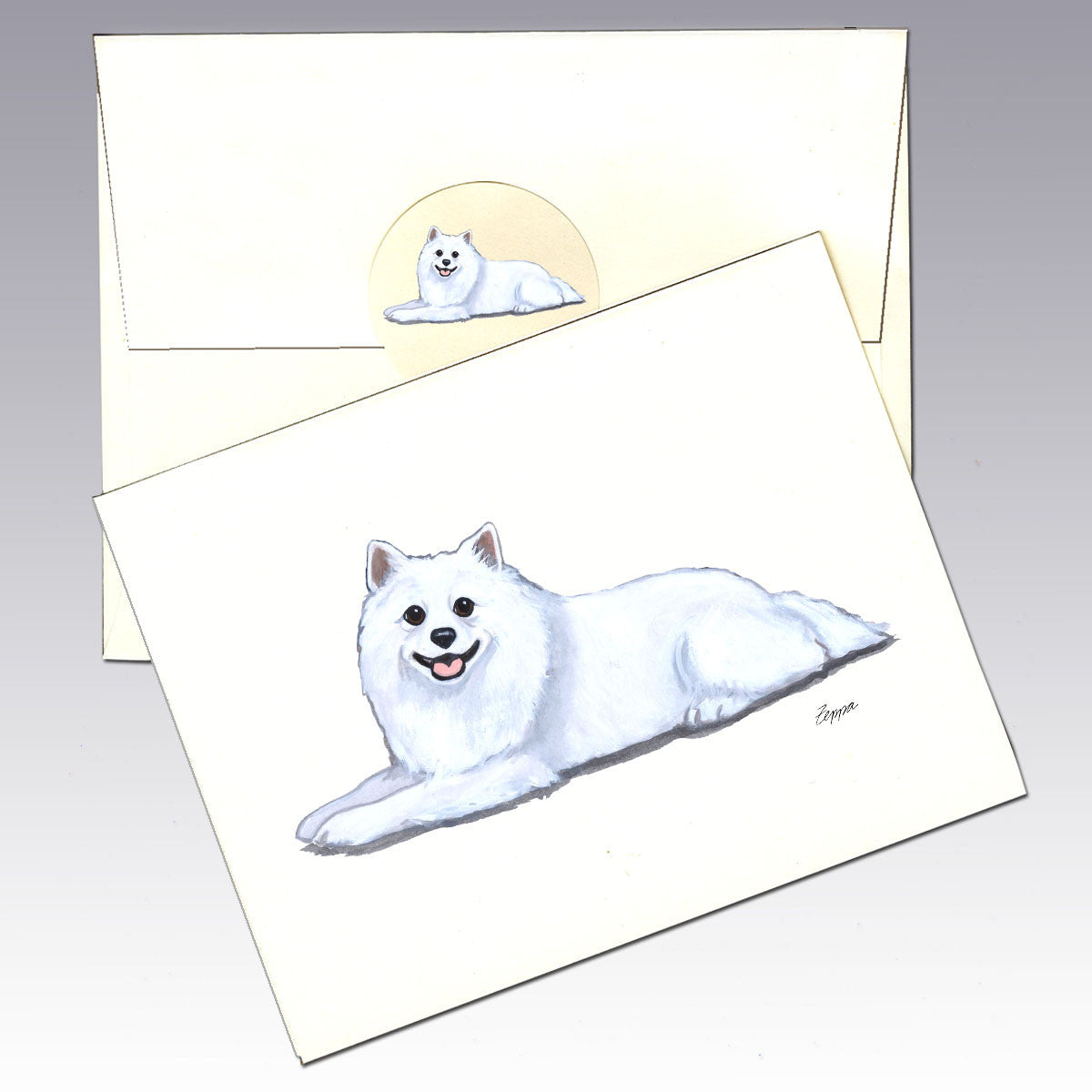 American Eskimo Note Cards