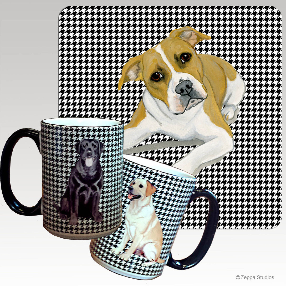 Pit Bull Houndzstooth Mug