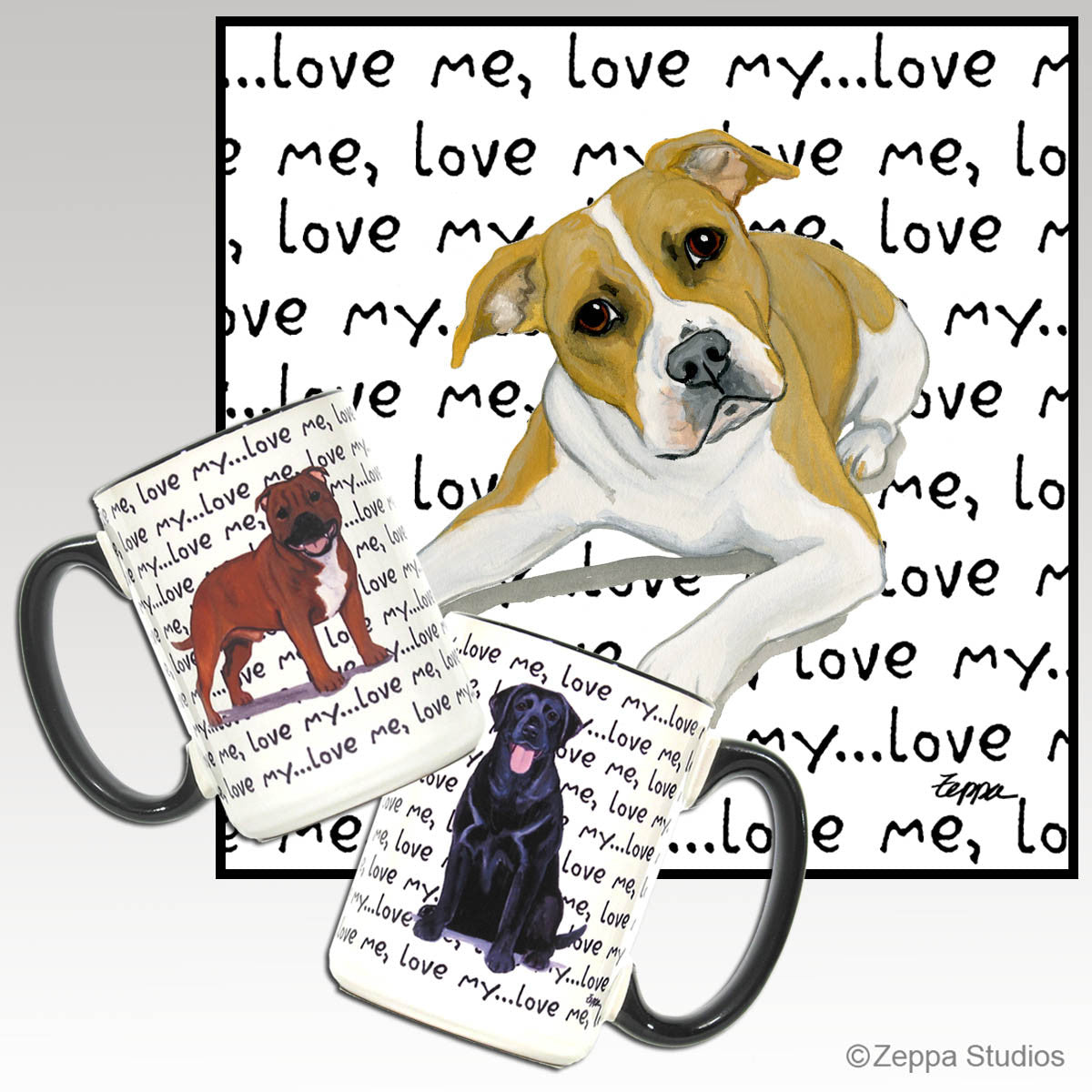 Pit Bull Love Me Mug