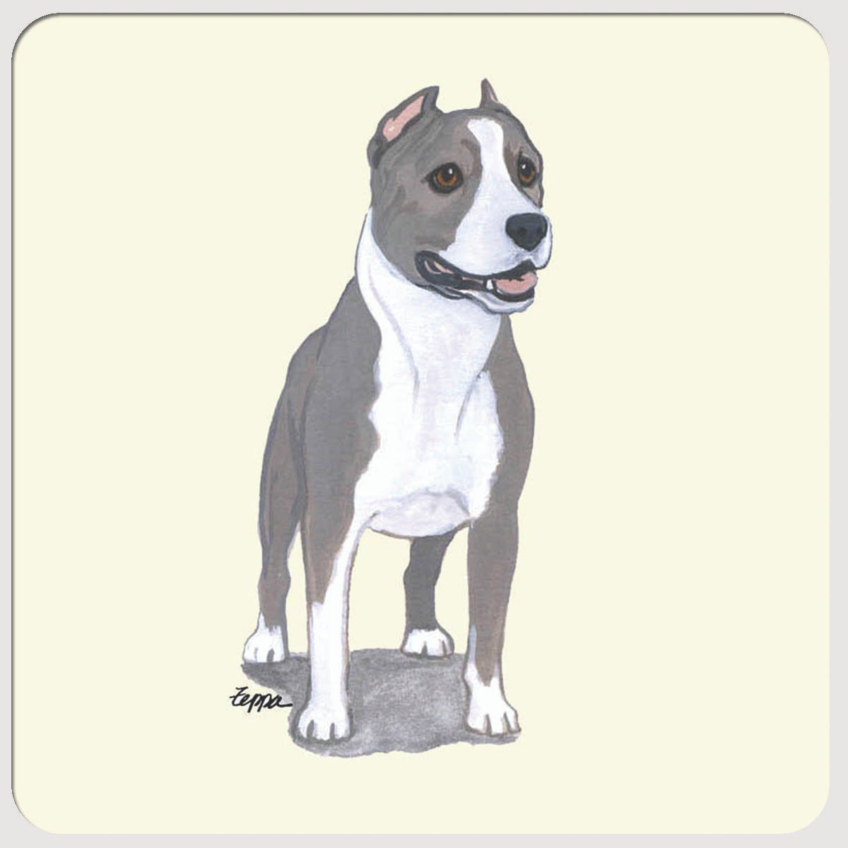 American Staffordshire Terrier Beverage Coasters