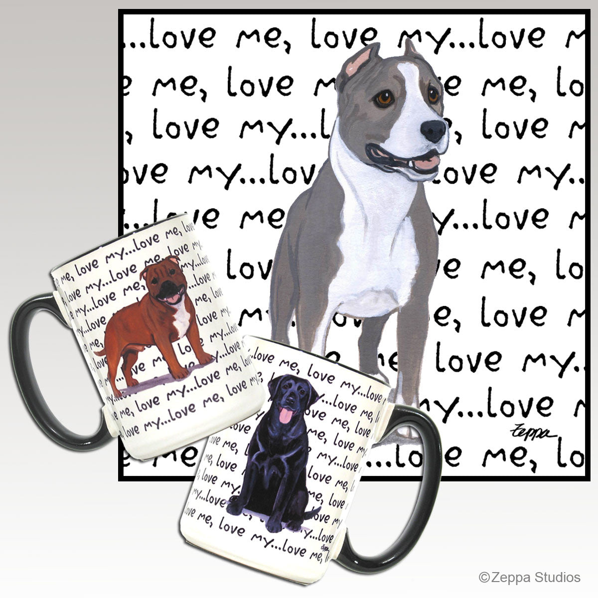 American Staffordshire Terrier Love Me Mug