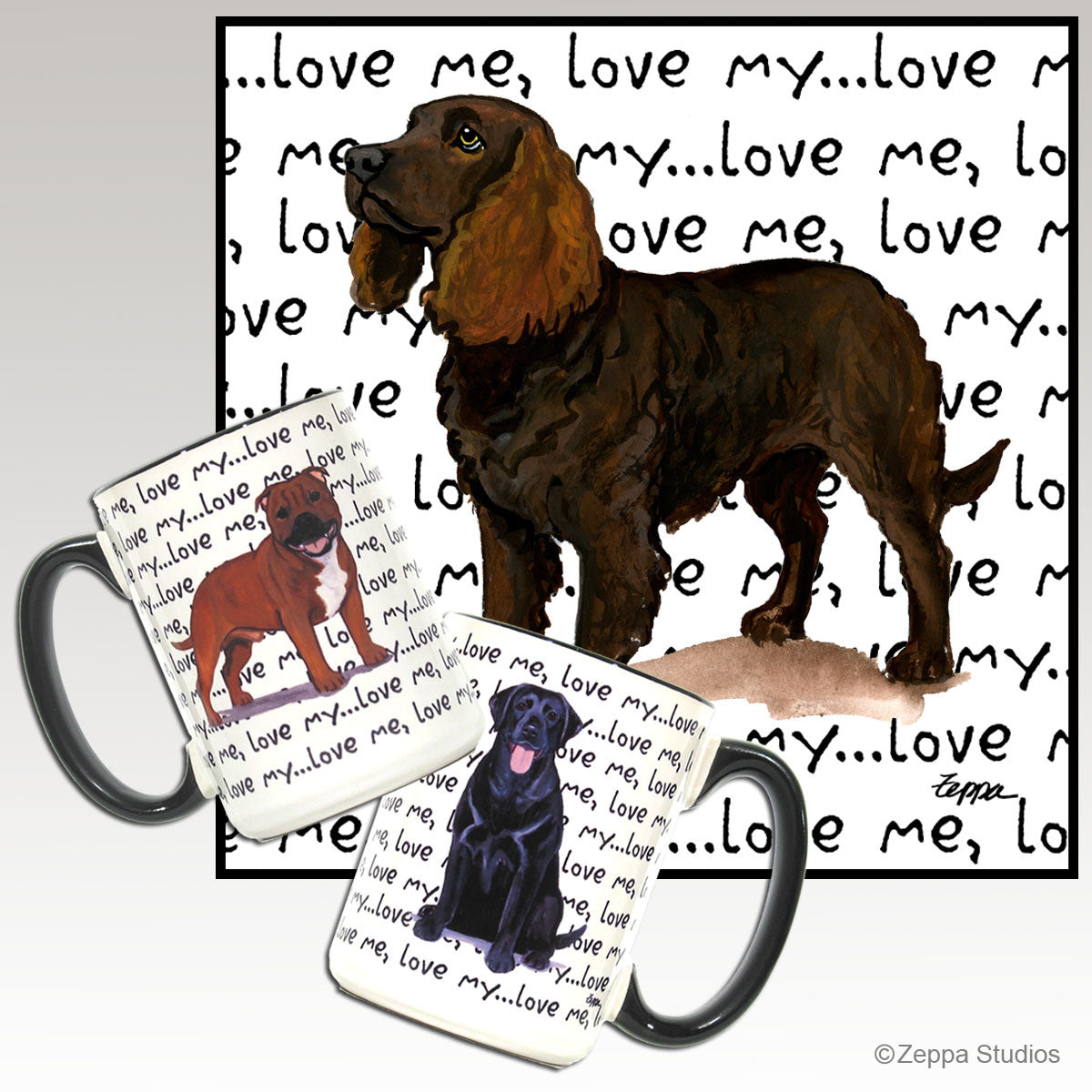 American Water Spaniel Love Mug