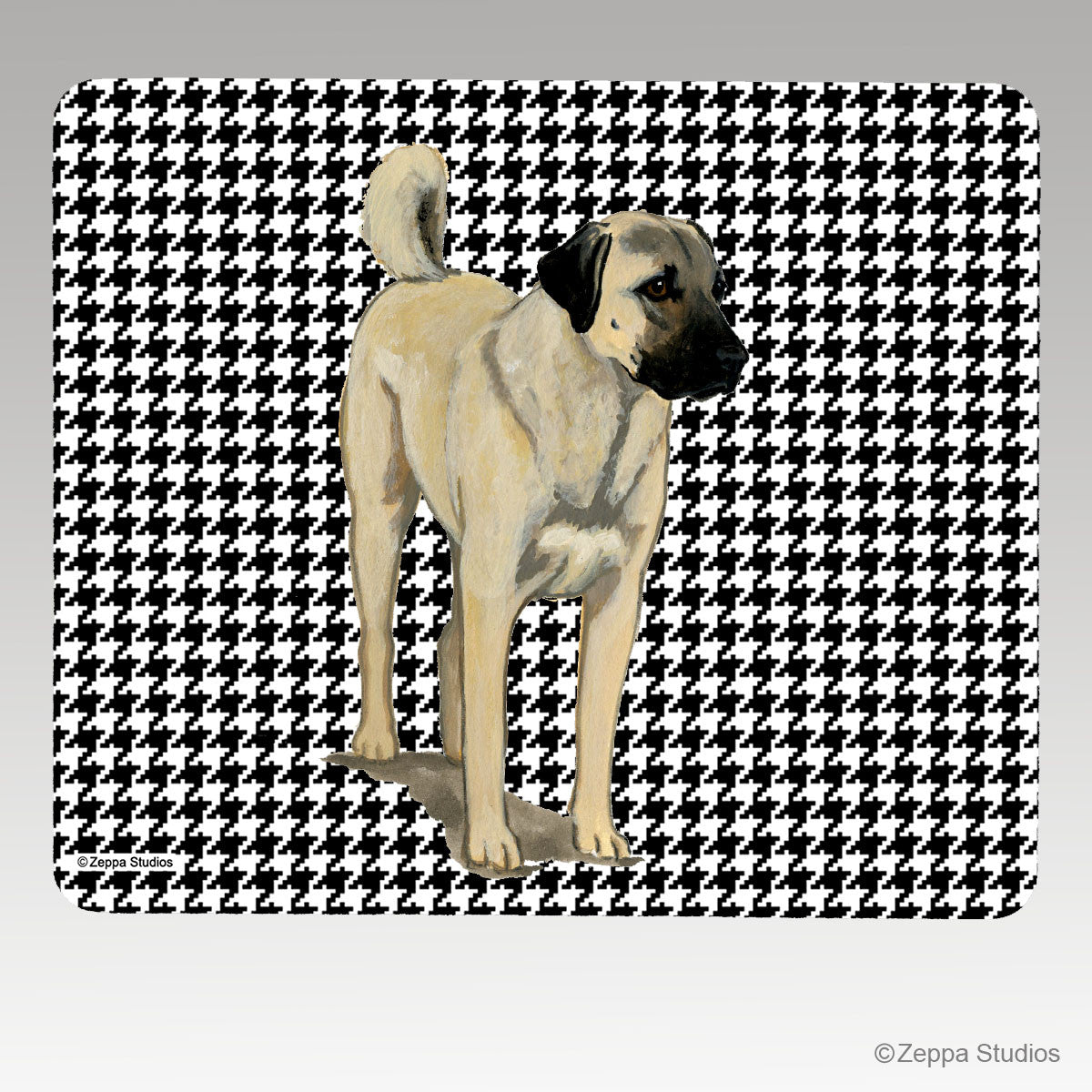 Anatolian Shepherd Houndstooth Mouse Pad