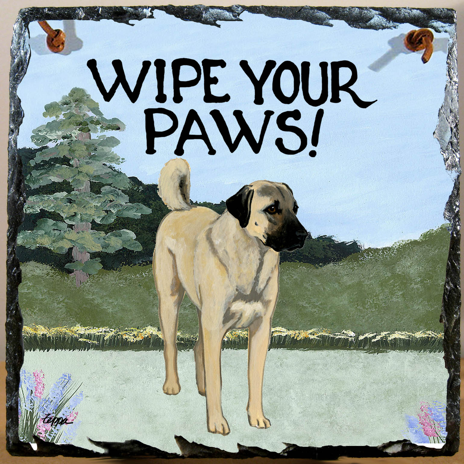 Anatolian Shepherd Slate Signs