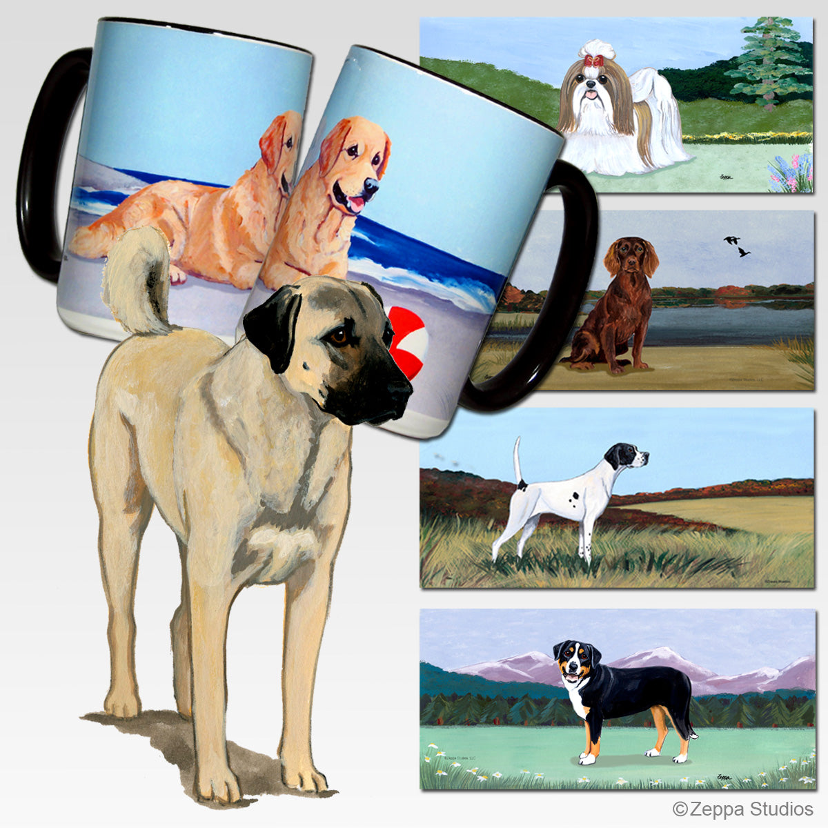 Anatolian Shepherd Scenic Mug